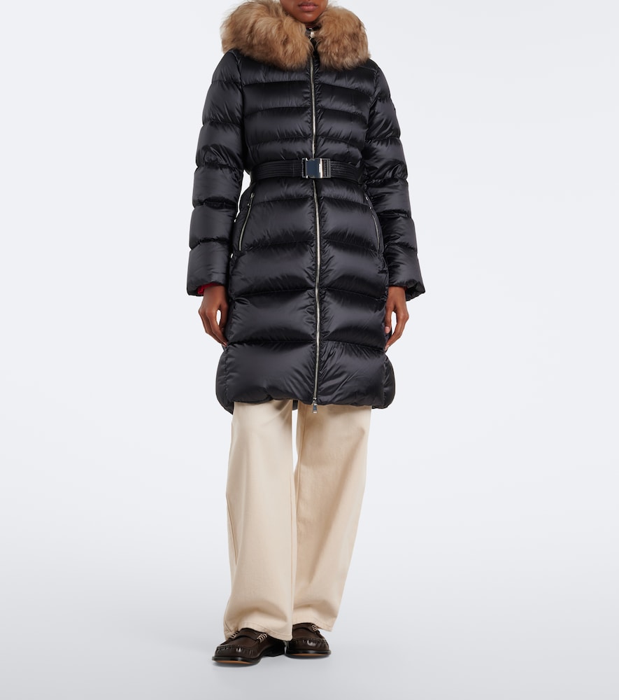 Leersies Shearling-Trimmed Down Coat