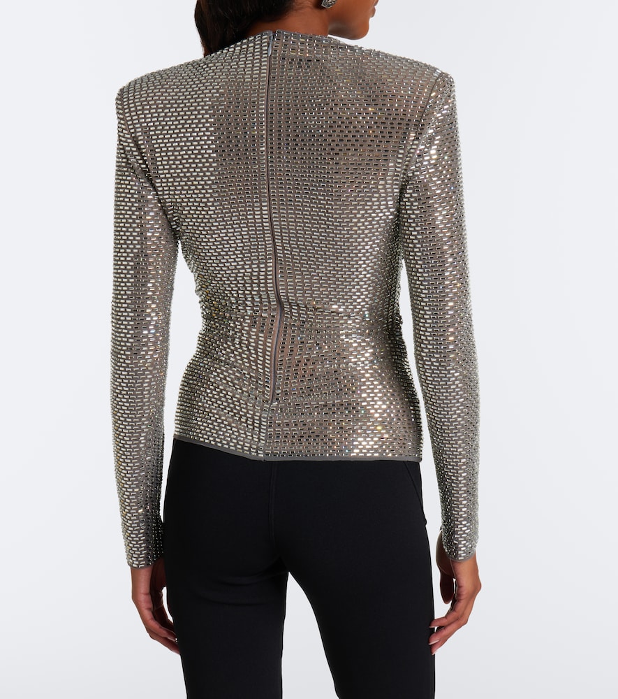 Rhinestone-Embellished Top