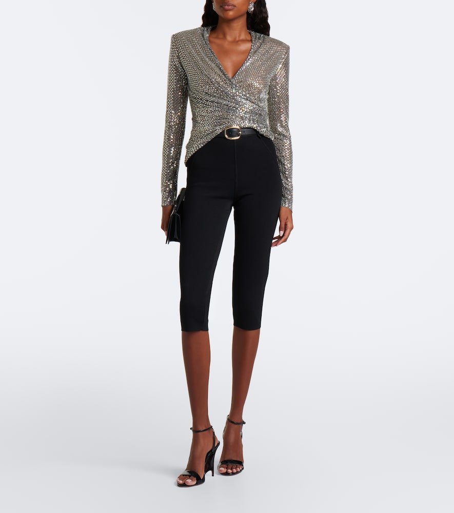 Rhinestone-Embellished Top