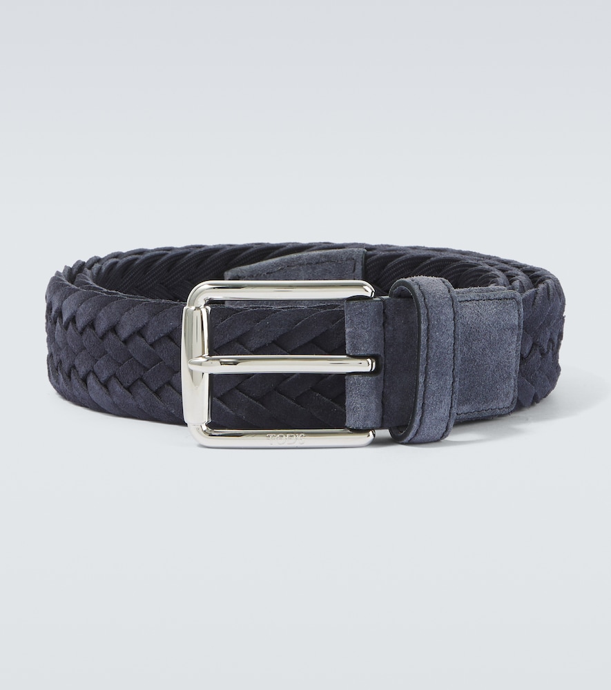 Tod's Men's Blue Braided Suede Belt Inch Size 38 - Mytheresa