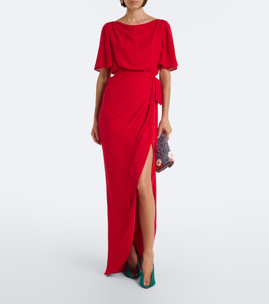 Garavani Révélé Vlogo Suede Peep-Toe Pumps