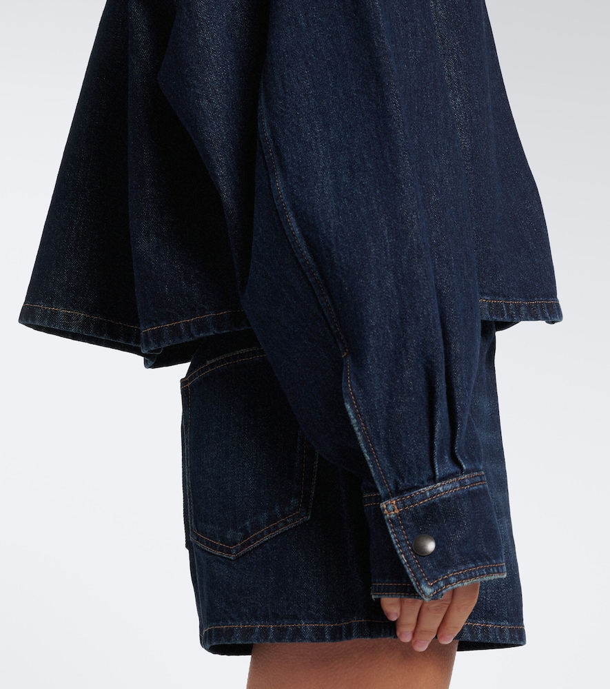 Prada Denim Shirt In Blue