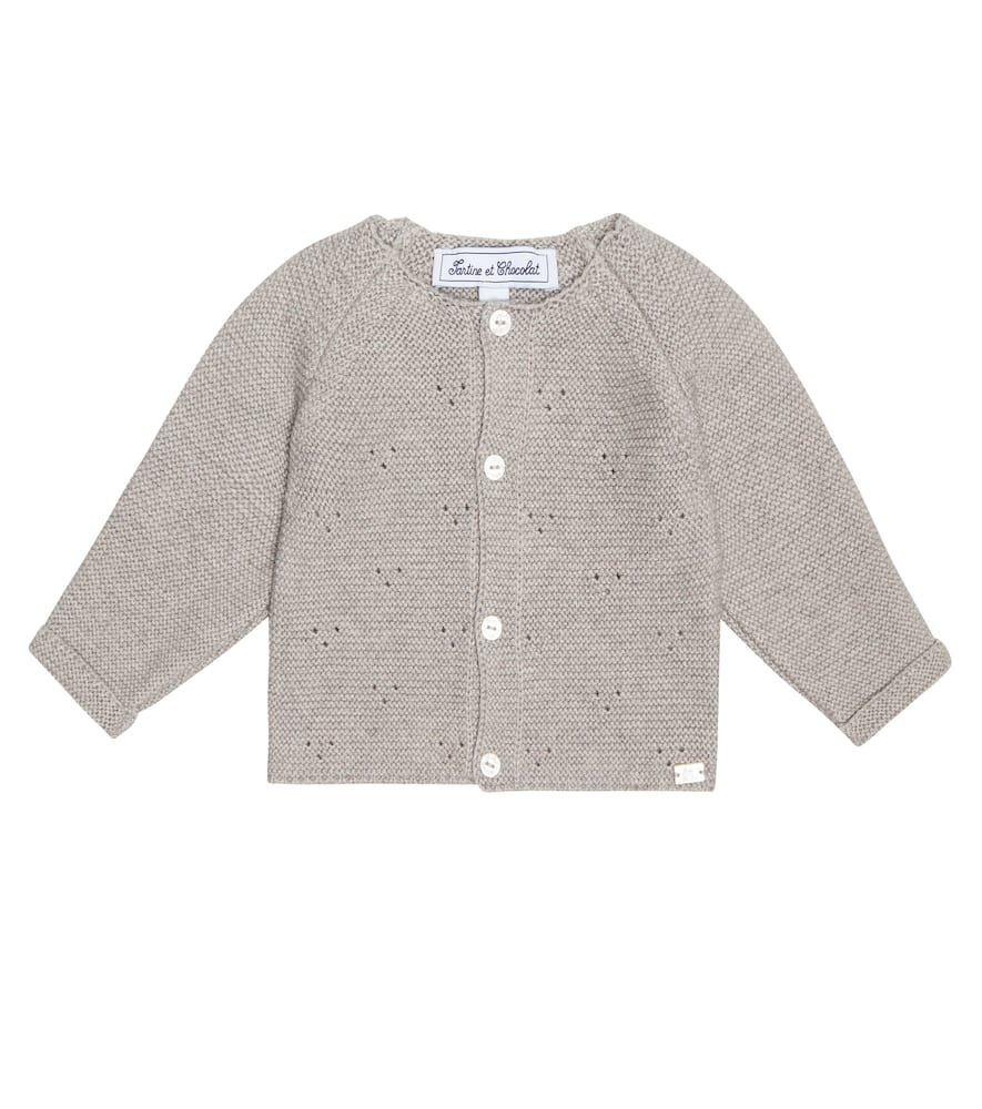 Tartine et Chocolat Baby cotton-blend cardigan