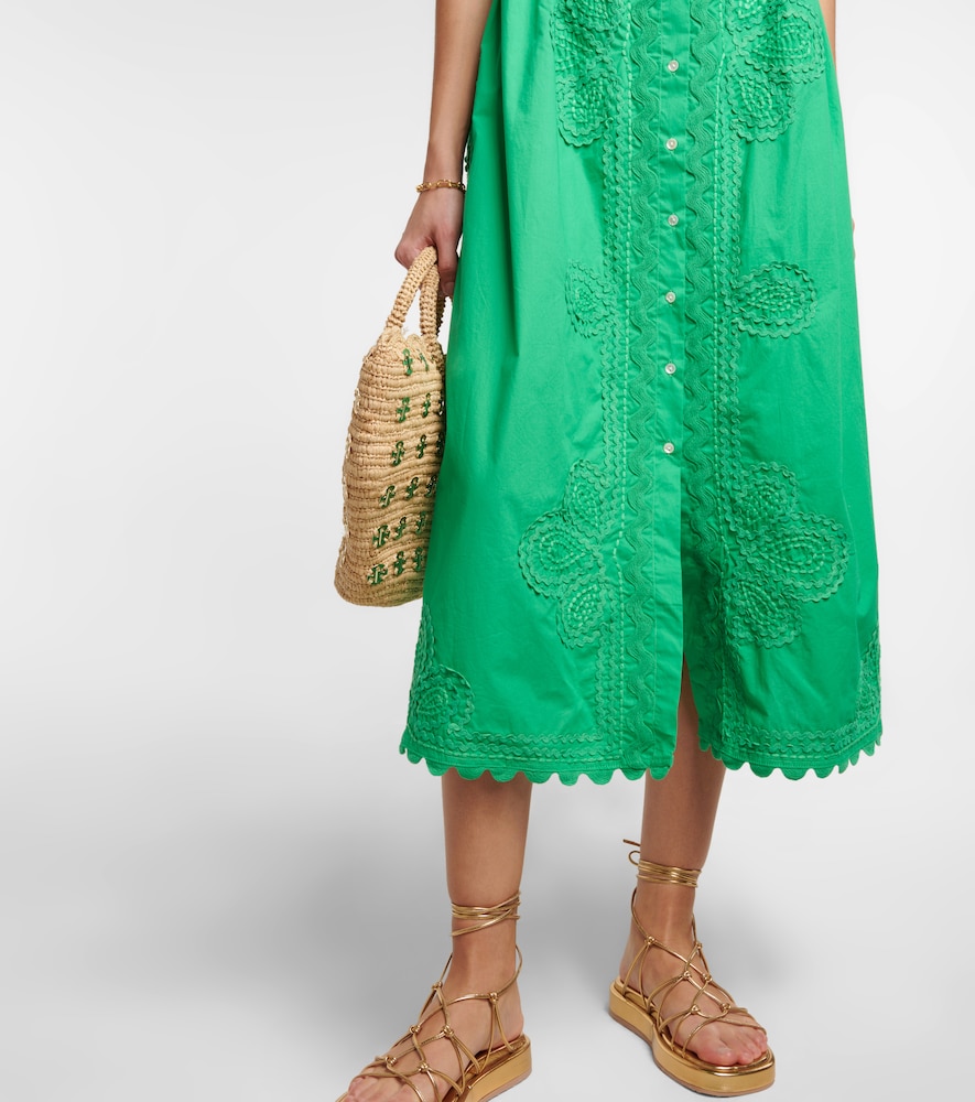  Juliet Dunn Juliet Dunn Midikleid Aus Baumwolle 