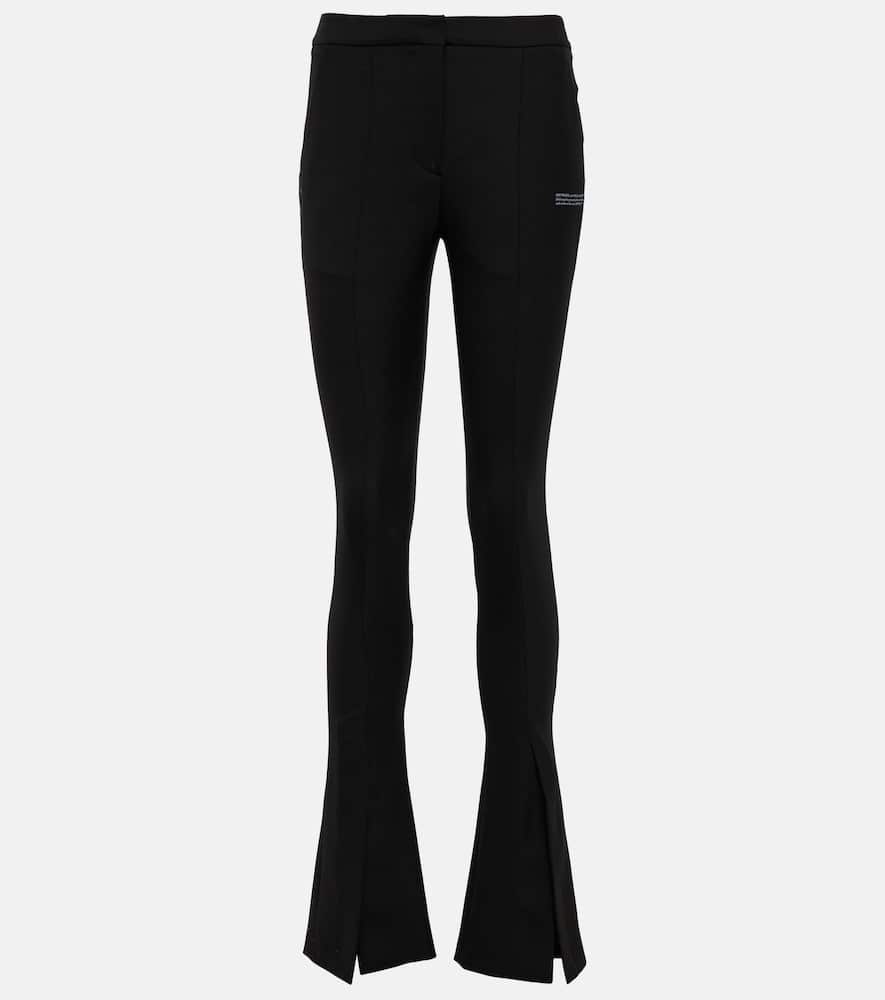 Off-white Off White Corporate Tailoring Pants In Black Whtie