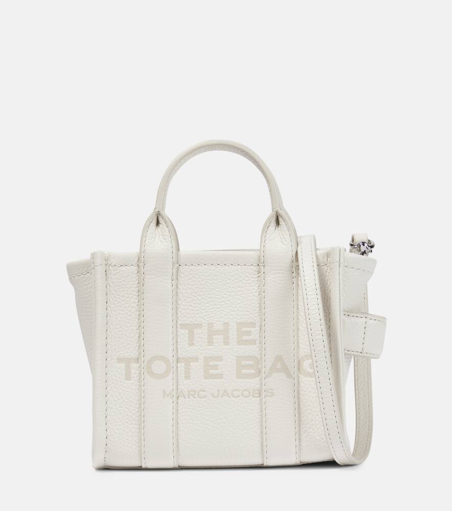 Marc Jacobs The Shiny Crinkle Crossbody Tote Bag In Cotton/silver