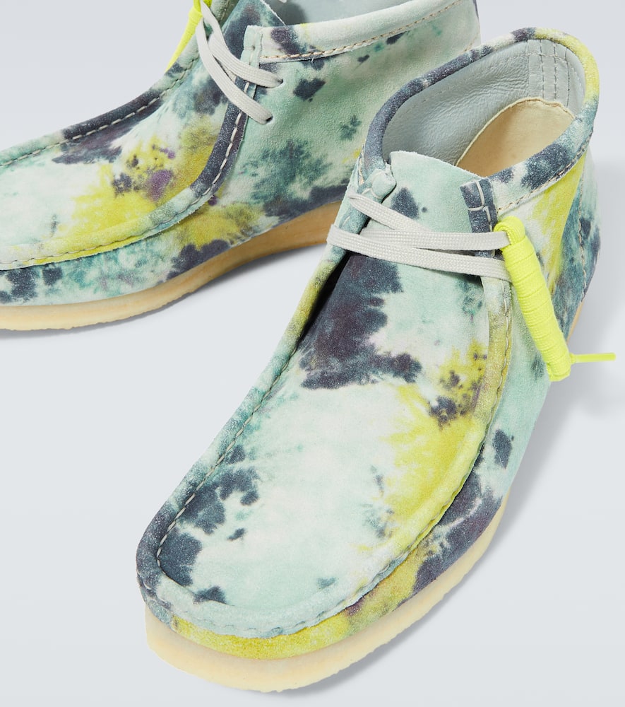 Clarks Originals Wallabee Leather Boat Shoes In Multicolor