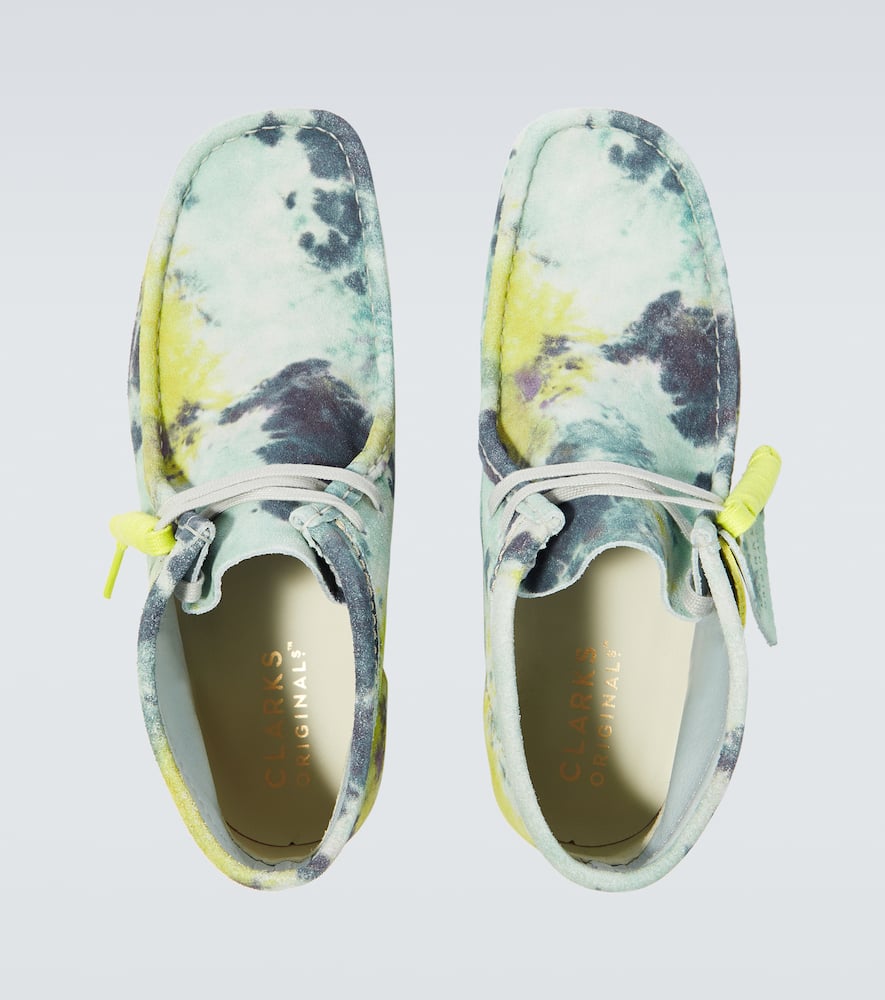 Clarks Originals Wallabee Leather Boat Shoes In Multicolor