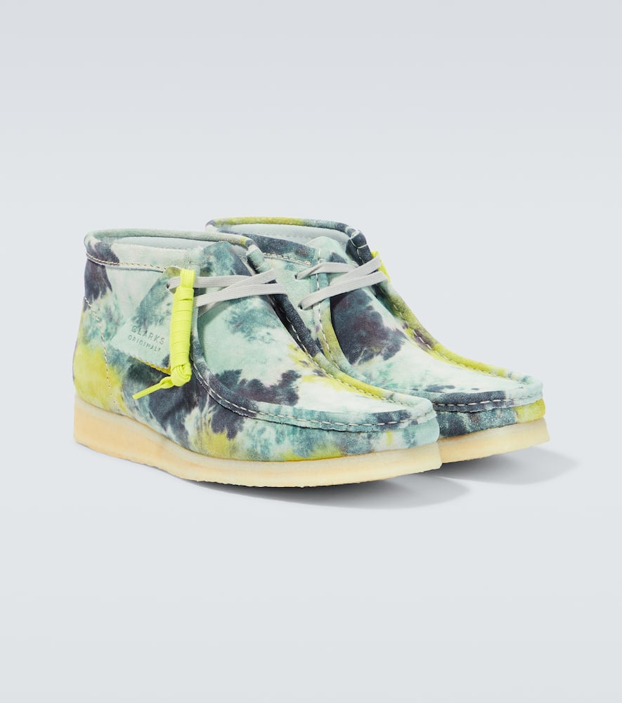 Clarks Originals Wallabee Leather Boat Shoes In Multicolor