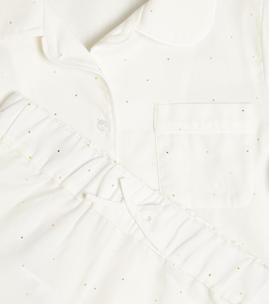Chloé Cotton Pajamas In White