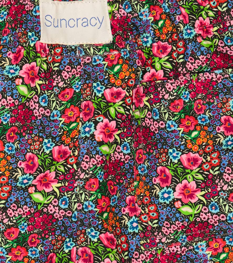 Shop Suncracy Zante Floral Swim Trunks