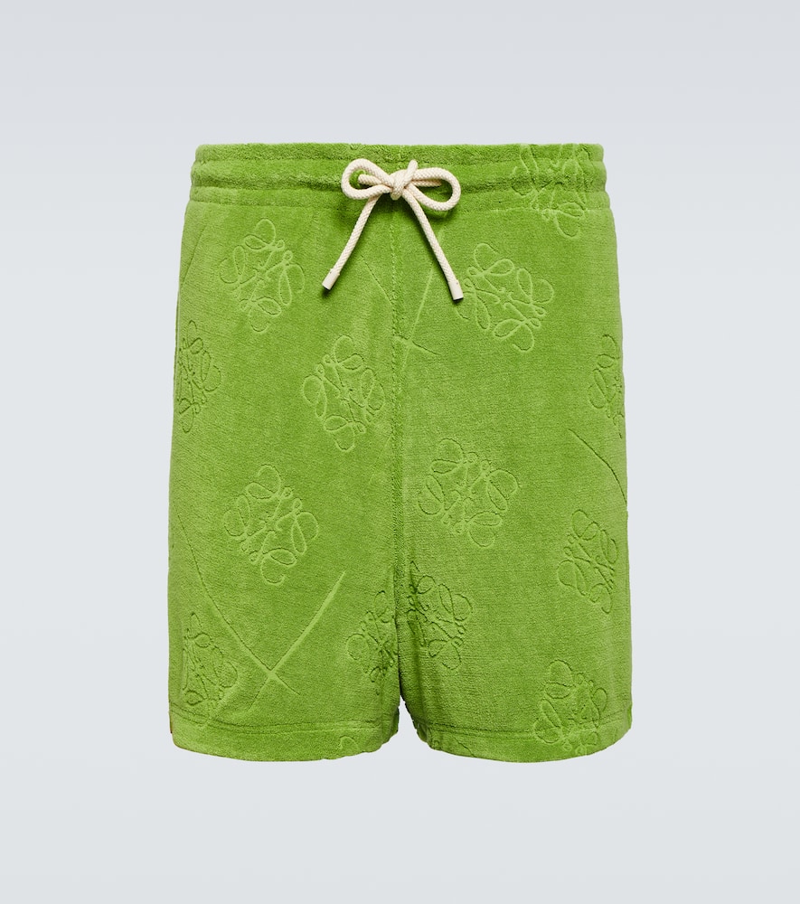LOEWE PAULA'S IBIZA ANAGRAM TERRY SHORTS
