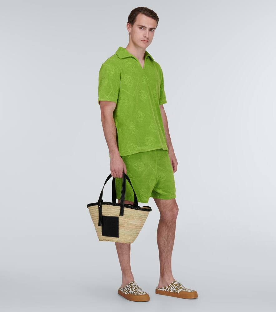 LOEWE PAULA'S IBIZA ANAGRAM TERRY SHORTS