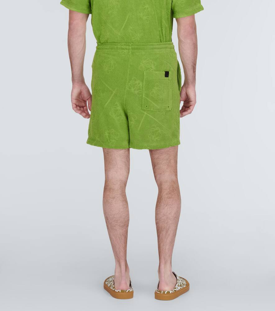 LOEWE PAULA'S IBIZA ANAGRAM TERRY SHORTS