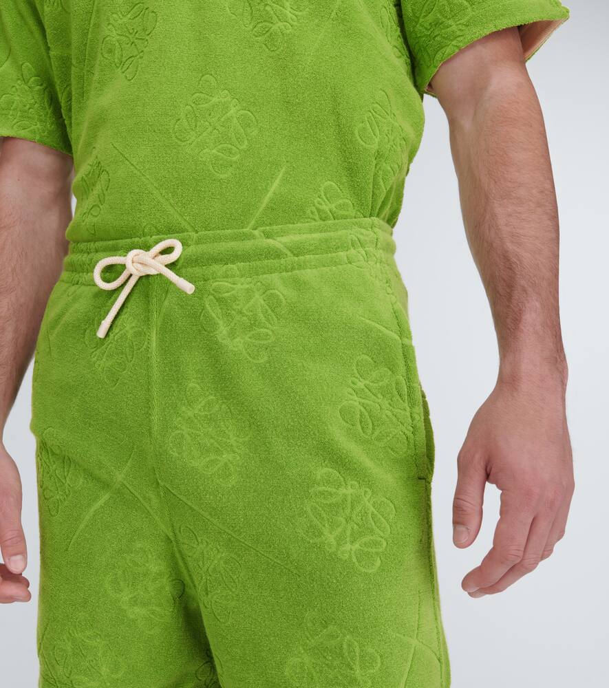 LOEWE PAULA'S IBIZA ANAGRAM TERRY SHORTS