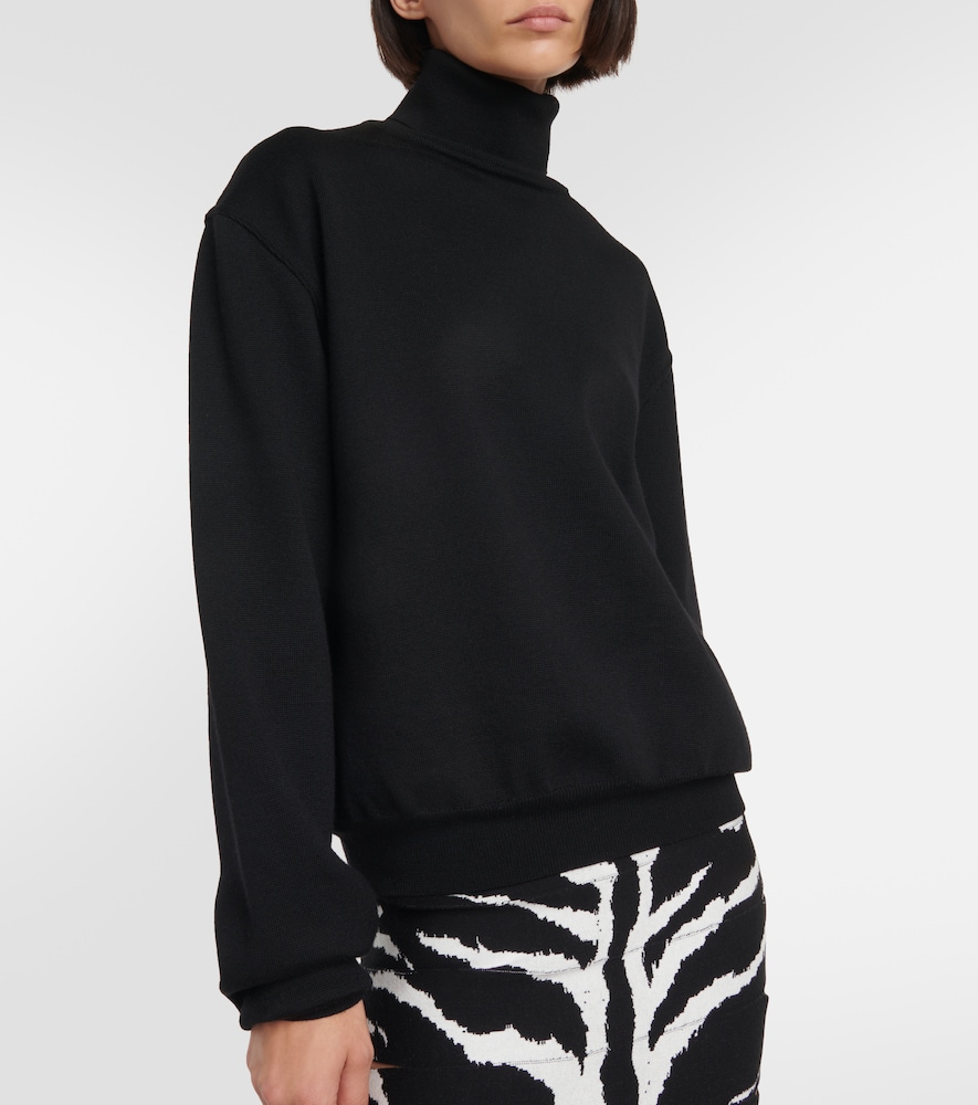  Alaia Alaia Wool-blend Turtleneck Sweater 