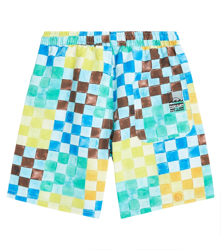  Molo Molo Nilson Checked Swim Trunks 