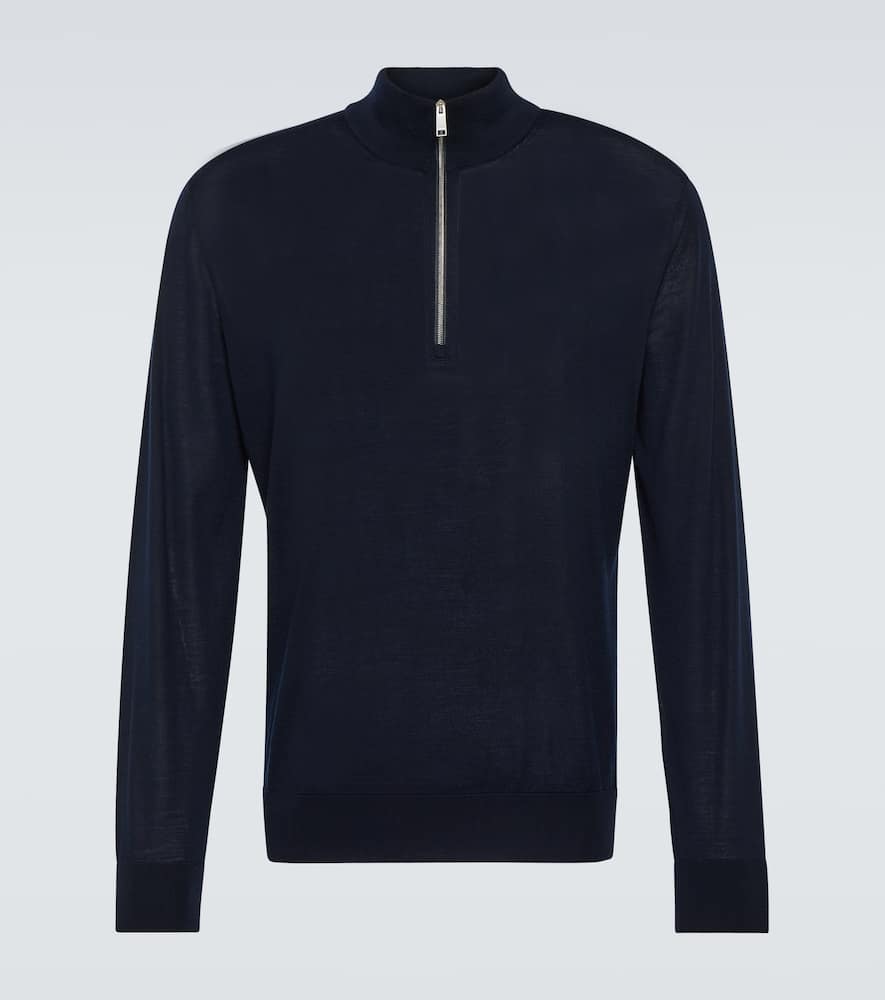 Zegna Wool half-zip sweater
