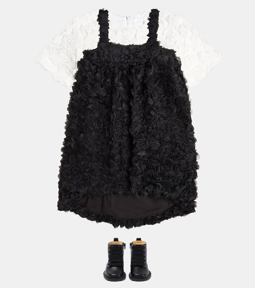  Caroline Bosmans Caroline Bosmans Floral-appliquã© Tulle Dress 