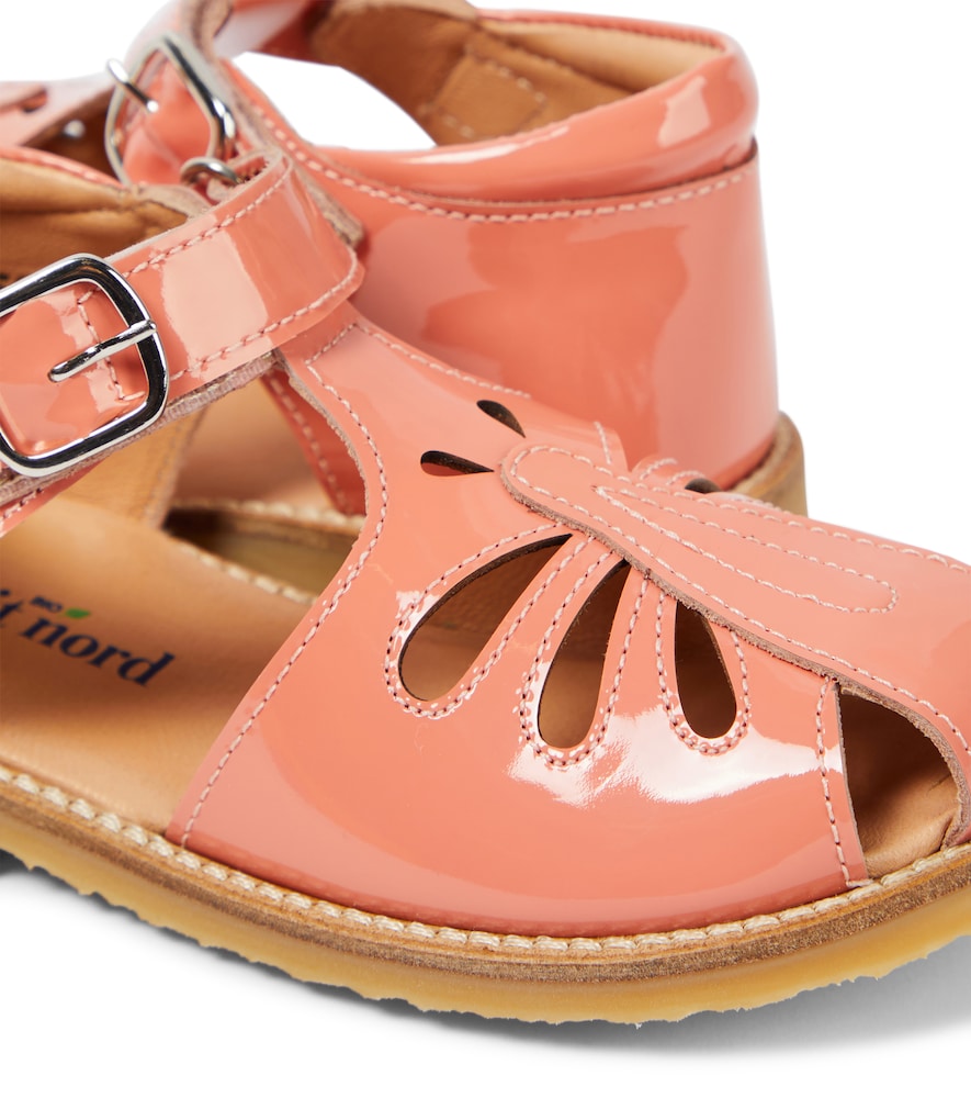  Petit Nord Petit Nord Sandalen Butterfly Aus Lackleder 
