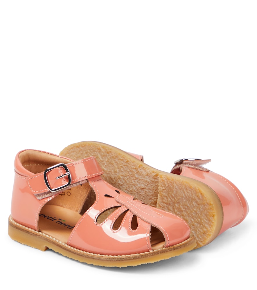  Petit Nord Petit Nord Sandalen Butterfly Aus Lackleder 