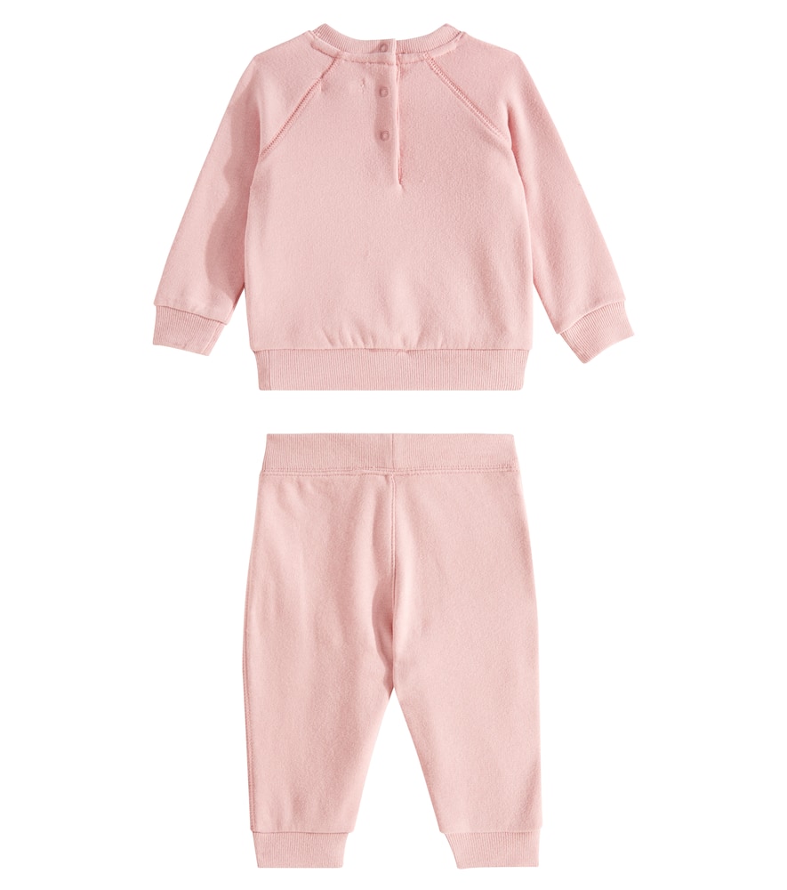 Polo Ralph Lauren Baby Set Aus Sweatshirt Und Jogginghose In Pink