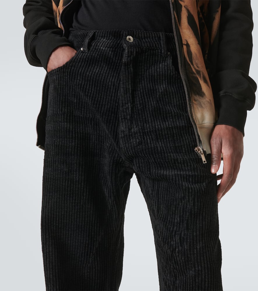 Rick Owens Drkshdw Geth Wide-leg Jeans In Black