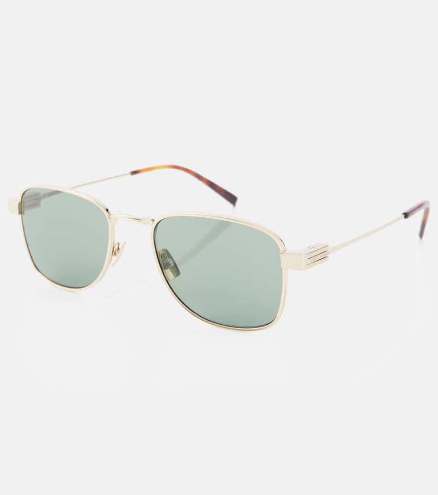 Saint Laurent Sl741 Aviator Sunglasses In Gold
