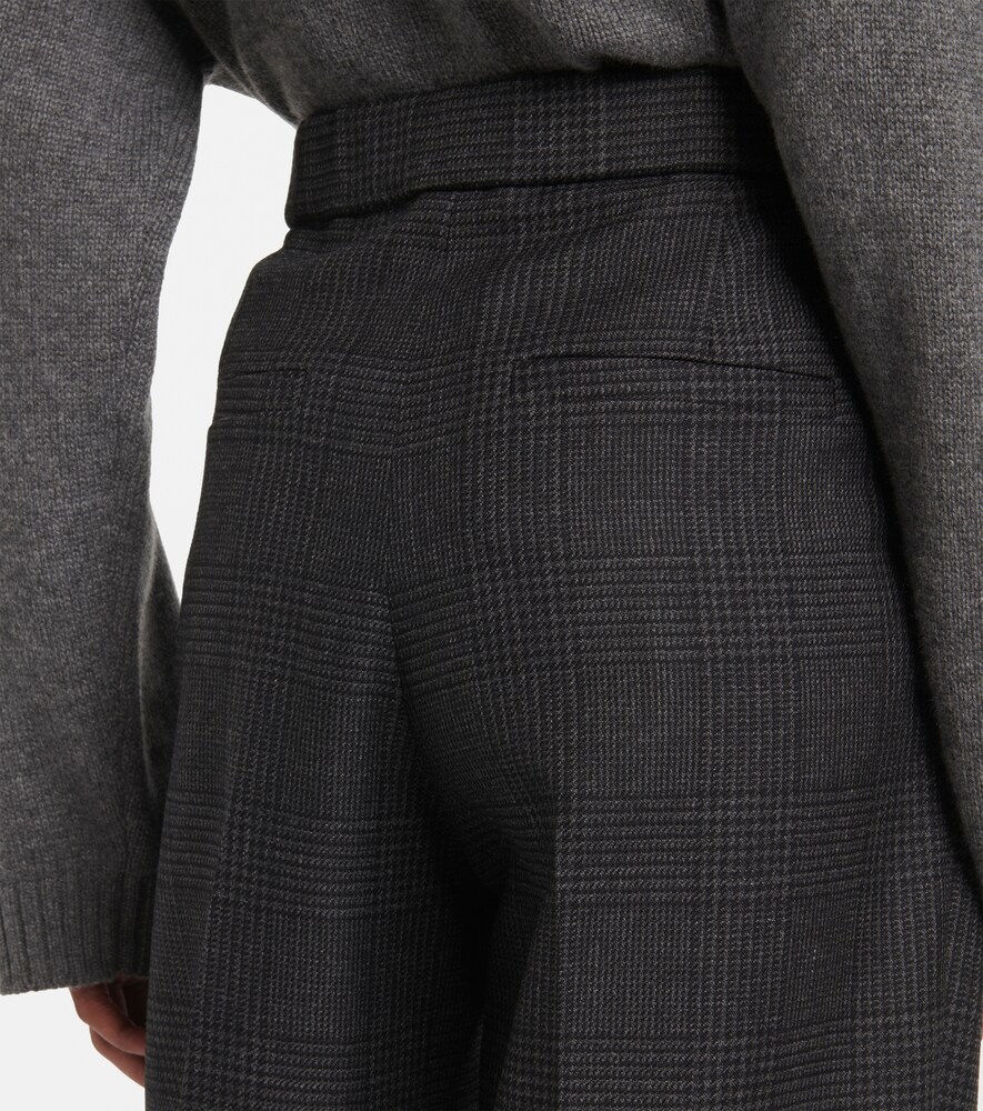  Brunello Cucinelli Brunello Cucinelli High-rise Wool Wide-leg Pants 