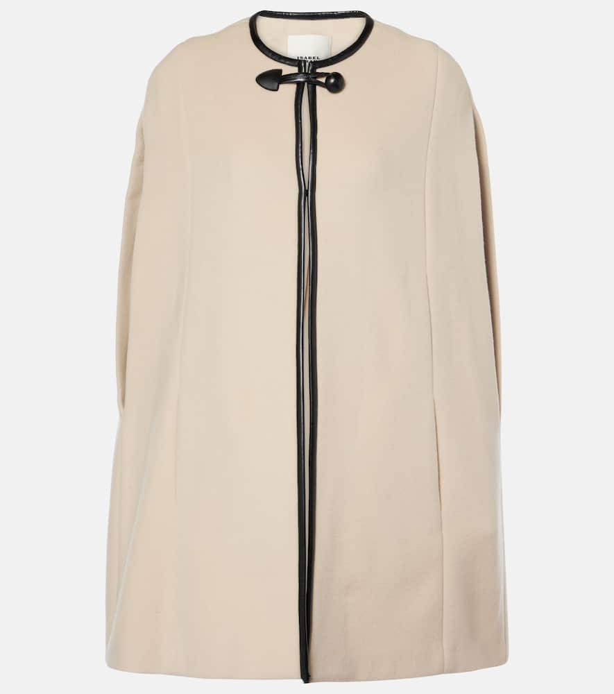 Wool and cashmere-blend coat