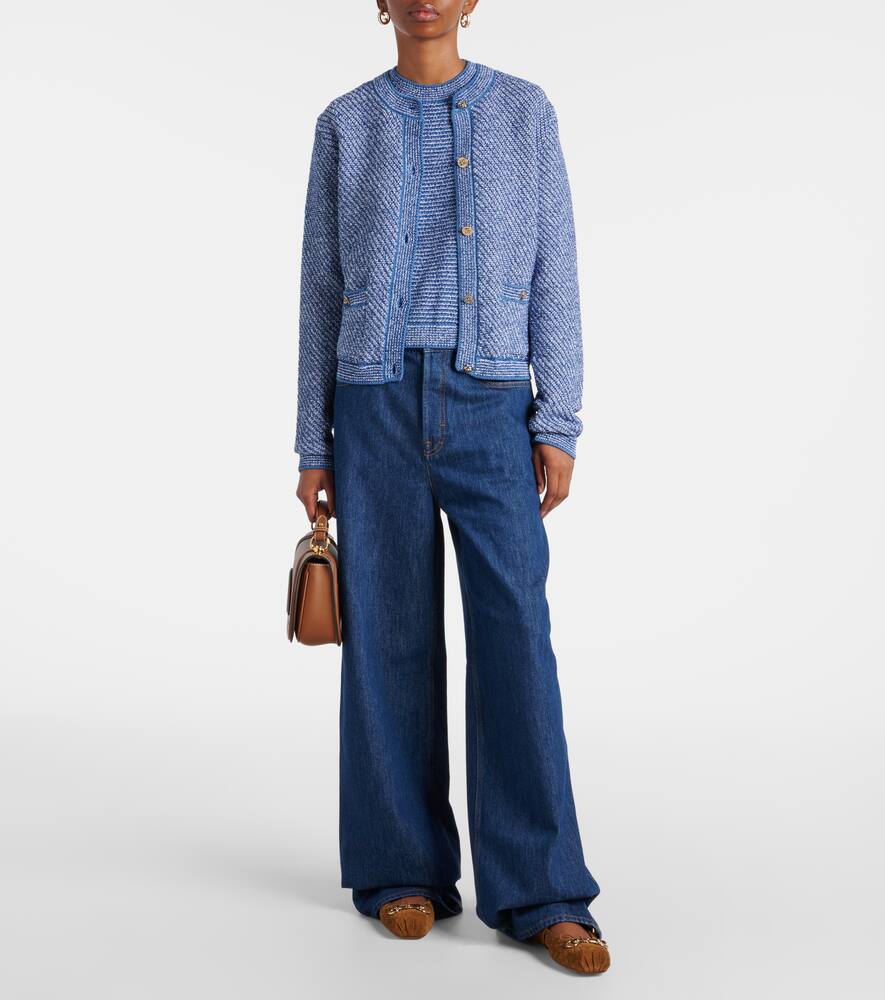 Gucci In Light Denim/white