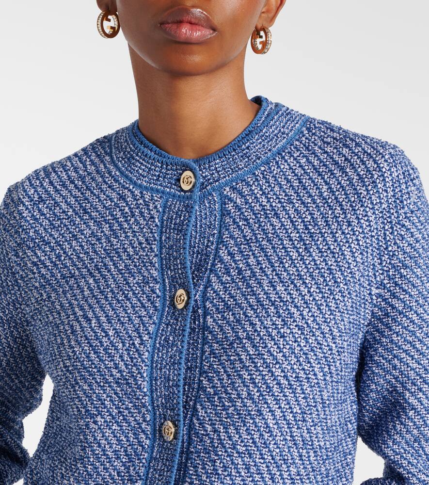 Gucci In Light Denim/white