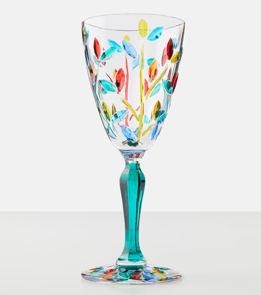  Les-ottomans Les-ottomans Set Of 4 Crystal Wine Glasses 