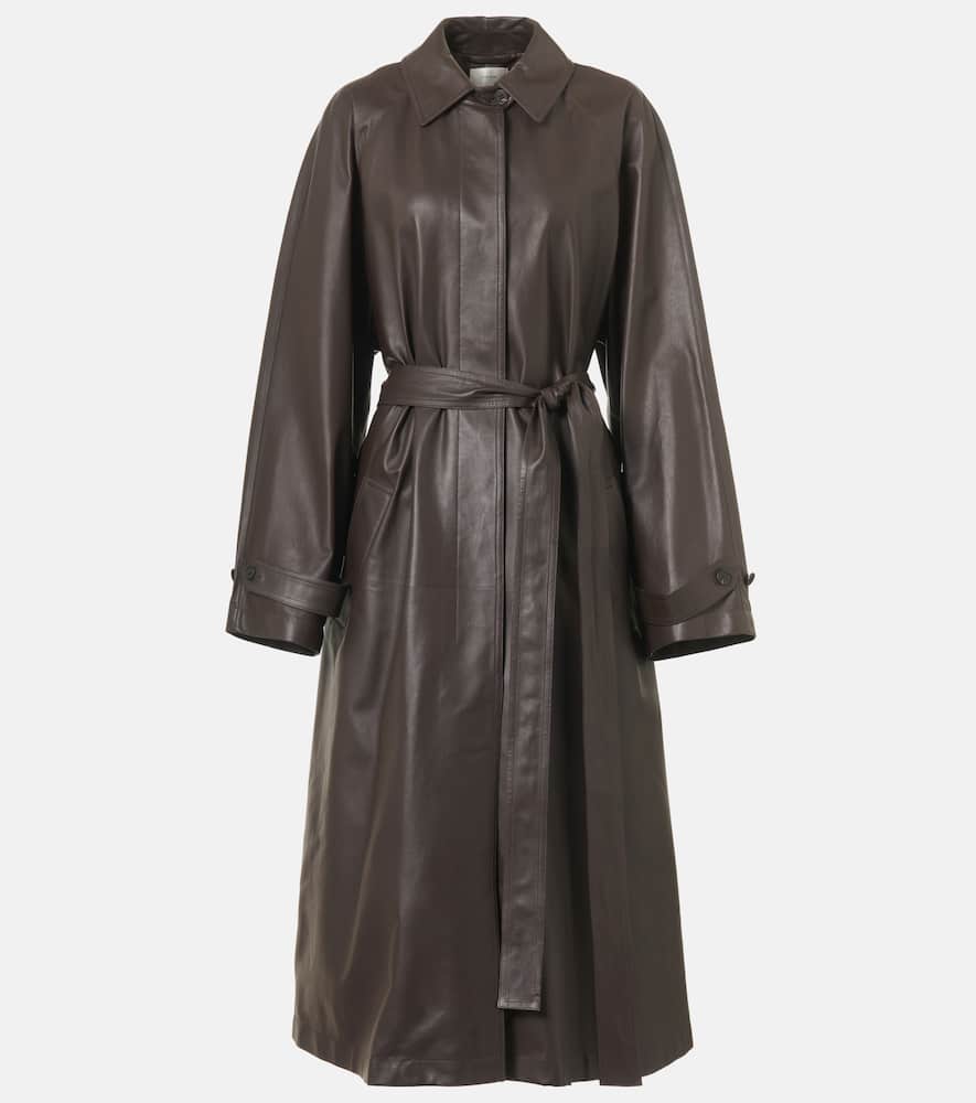 Ryota leather coat