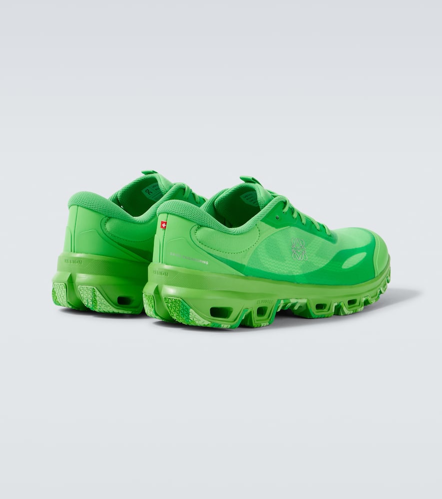 Loewe On Cloudventure 2.0 Rubber-trimmed Mesh Sneakers In Green