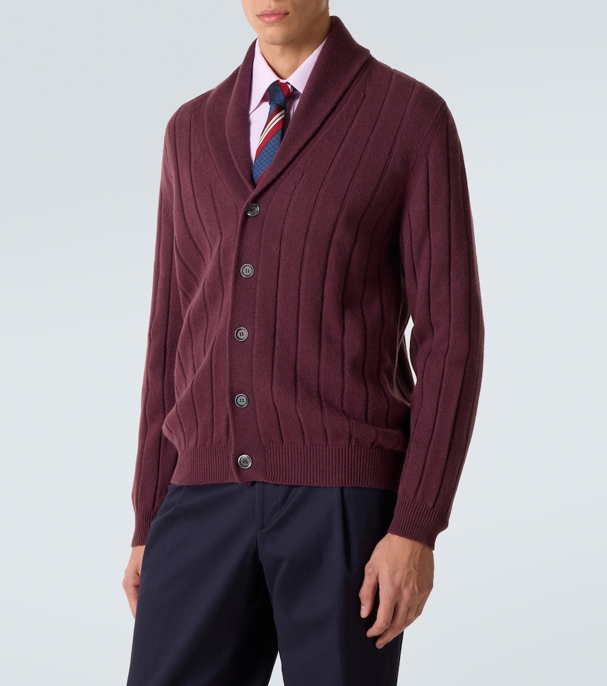  Kiton Kiton Rib-knitted Cashmere Cardigan 