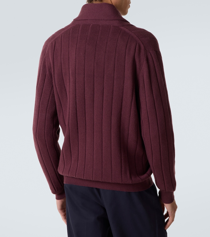  Kiton Kiton Rib-knitted Cashmere Cardigan 