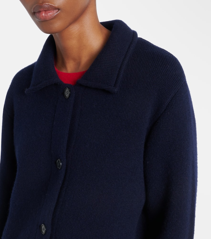 Lisa Yang Lynna Cashmere Cardigan In Metallic