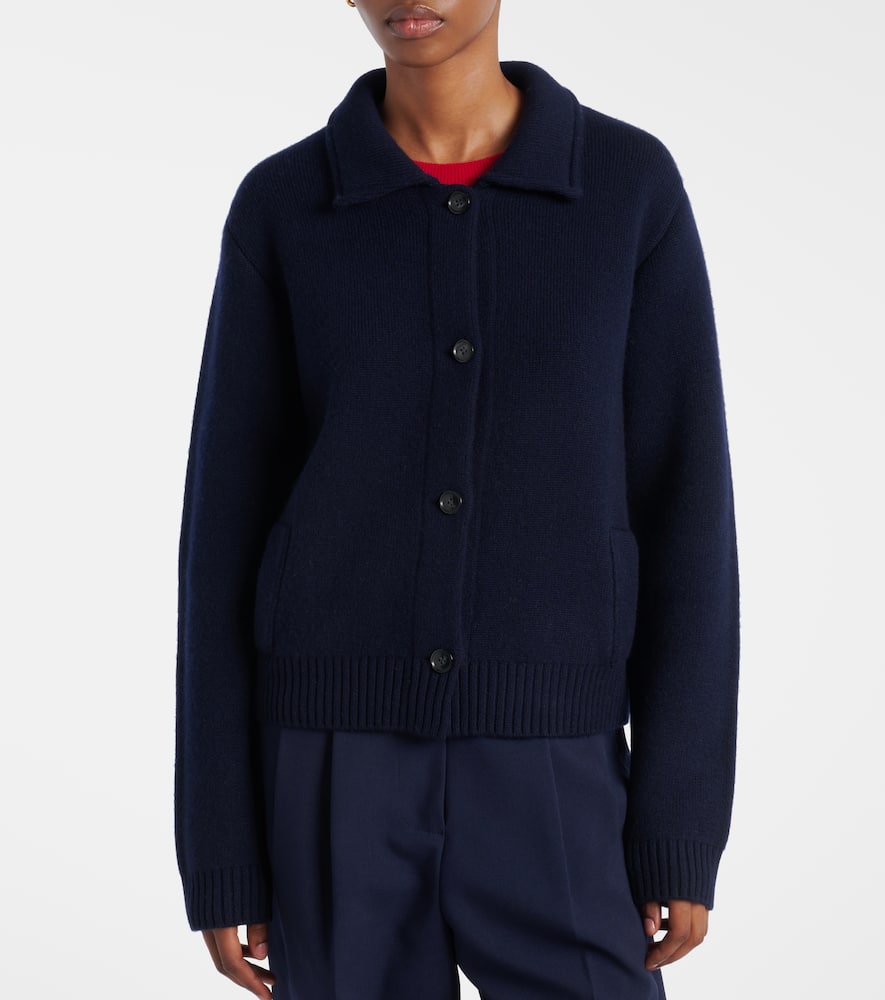 Lisa Yang Lynna Cashmere Cardigan In Metallic