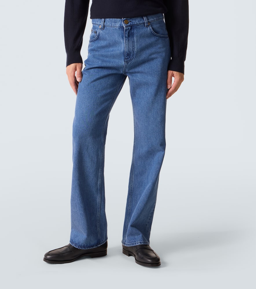 Gabriela Hearst Rey Straight Jeans In Blue