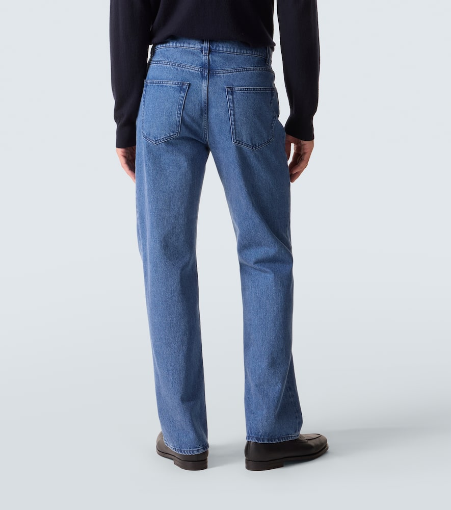 Gabriela Hearst Rey Straight Jeans In Blue