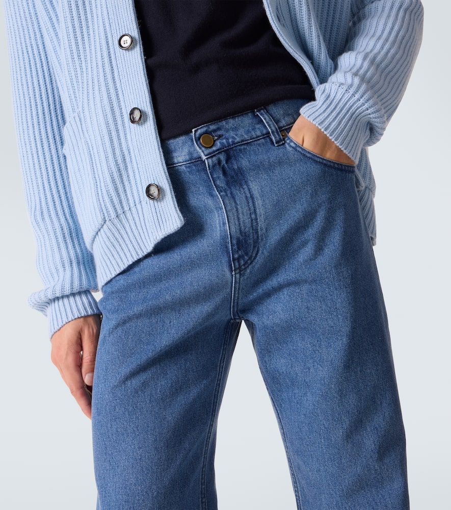 Gabriela Hearst Rey Straight Jeans In Blue