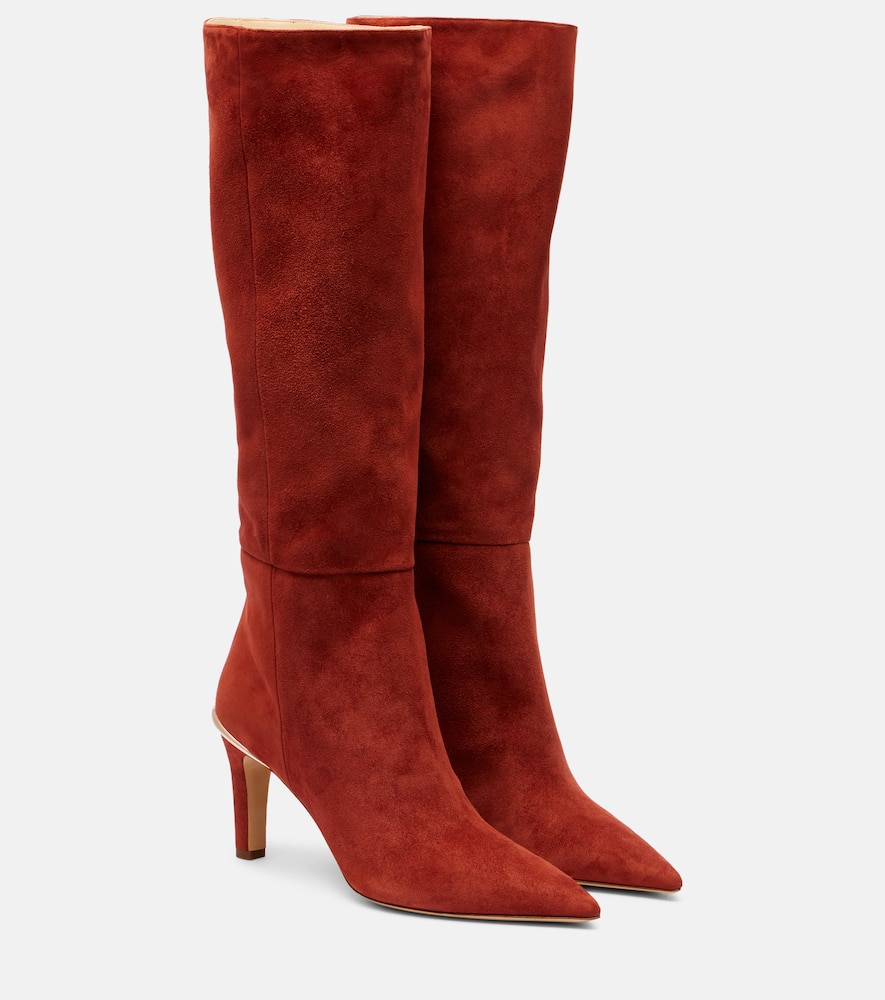 Aura knee-high suede boots