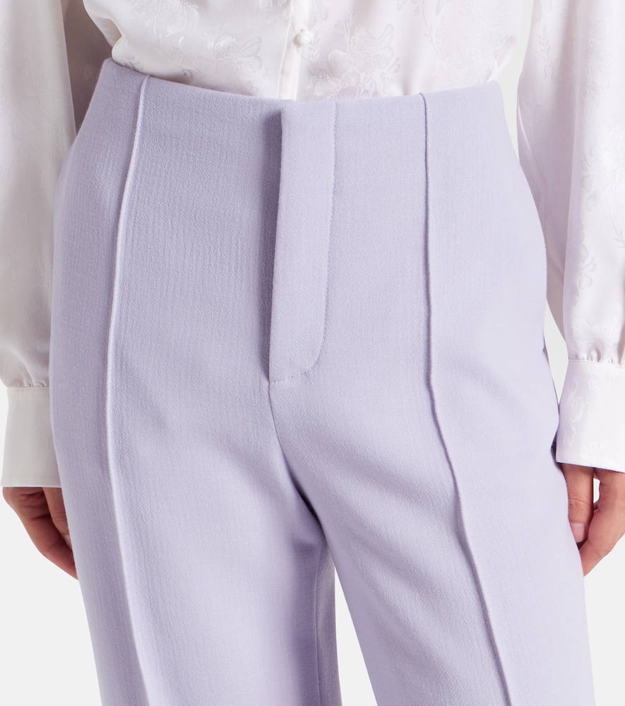  Chloe Chloe High-rise Virgin Wool Wide-leg Pants 