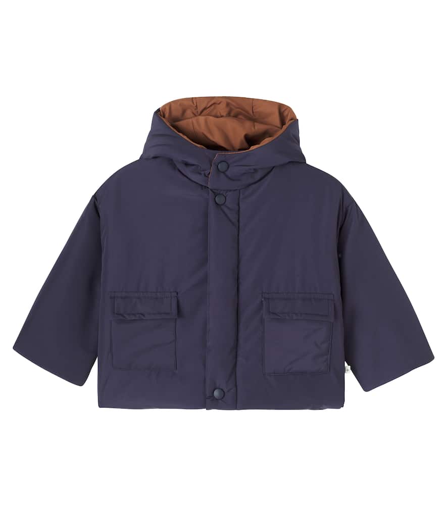 1+ In The Family Baby Camilla Hooded Jacket In Blue