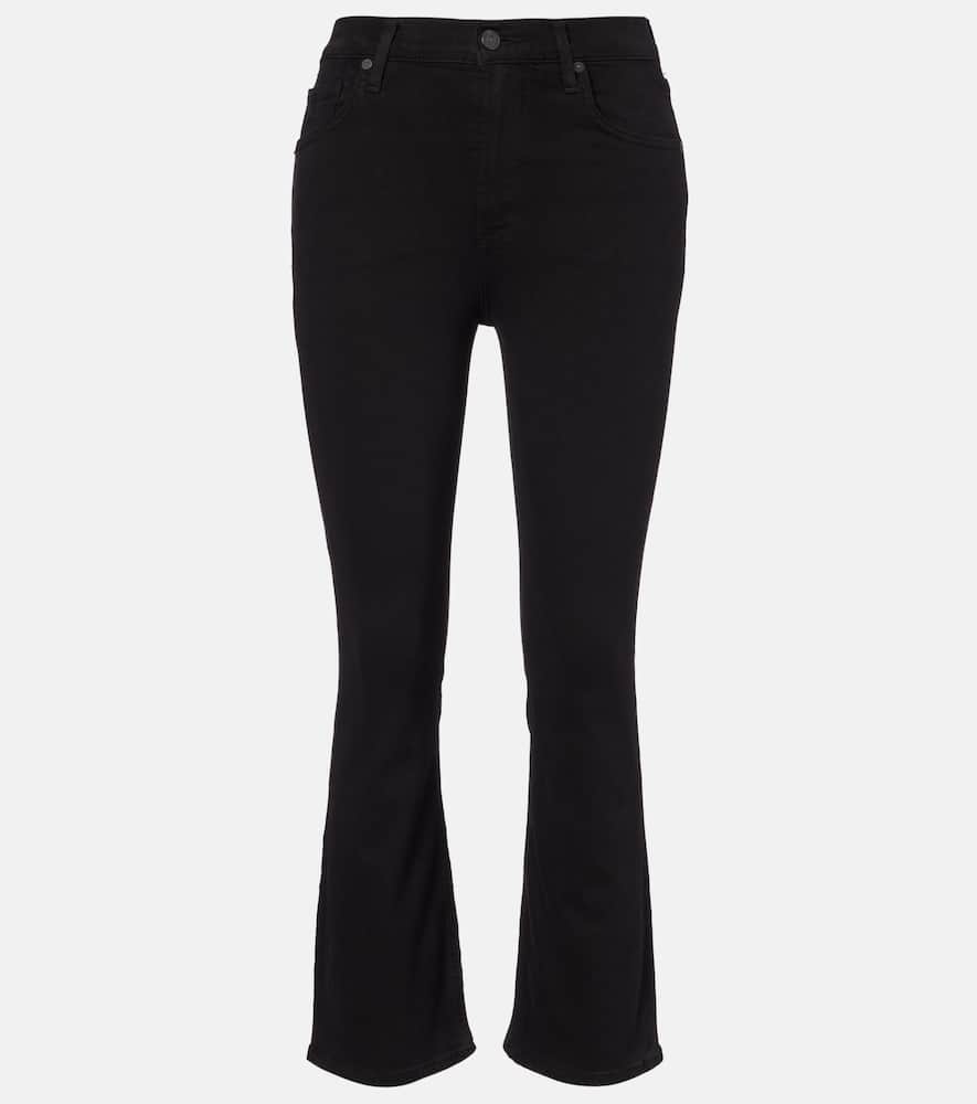 Citizen Of Humanity Isola Mid-rise Bootcut Jeans In Black