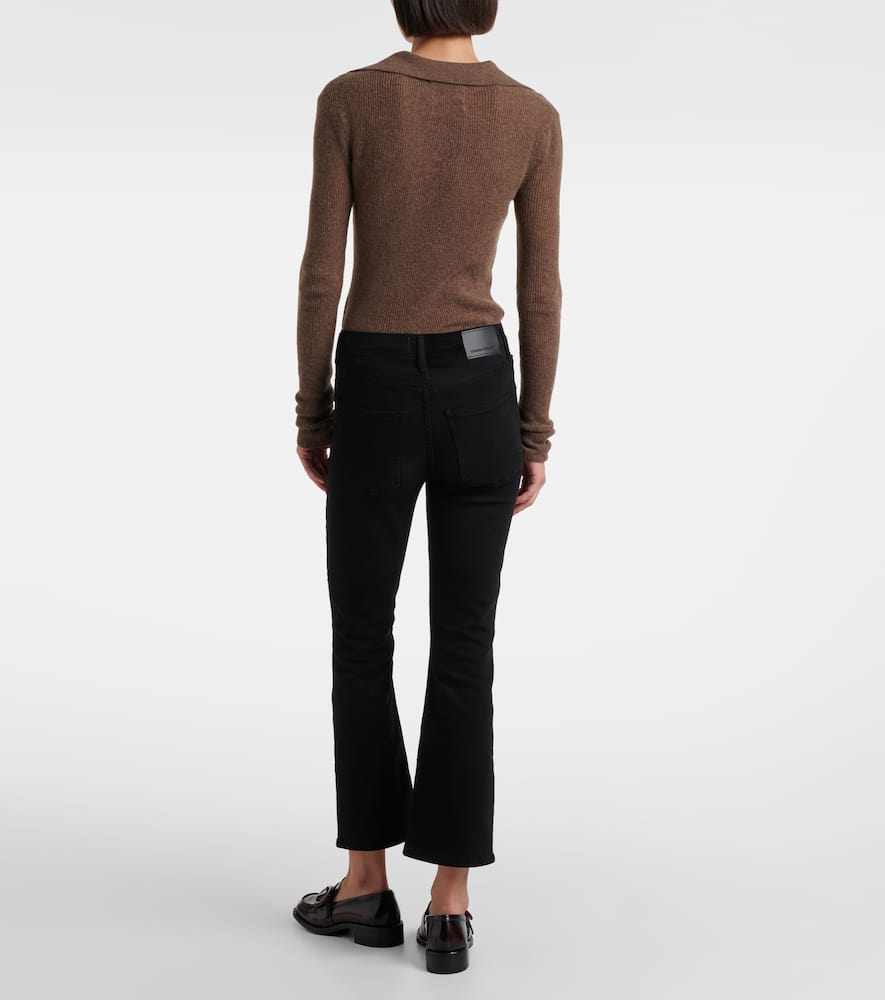 Citizen Of Humanity Isola Mid-rise Bootcut Jeans In Black