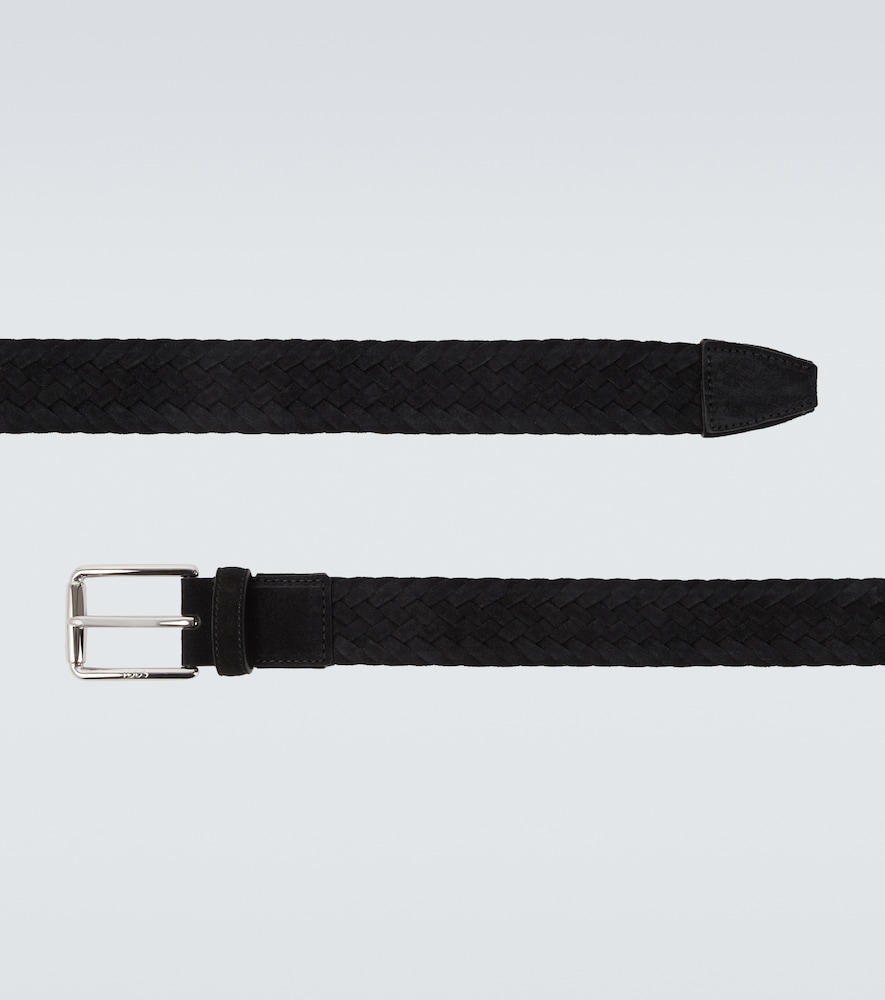  Tod's Tod's Braided Suede Belt 