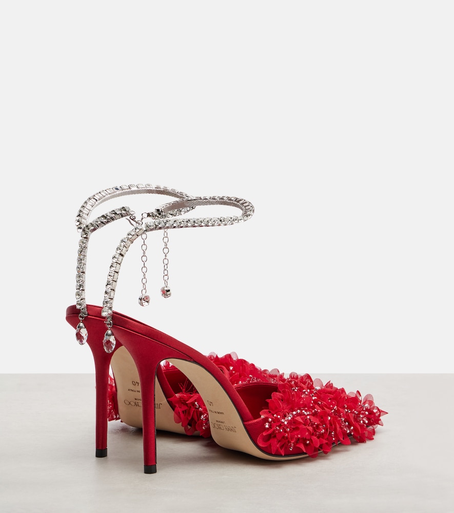 Saeda 100 Embellished Mesh Pumps