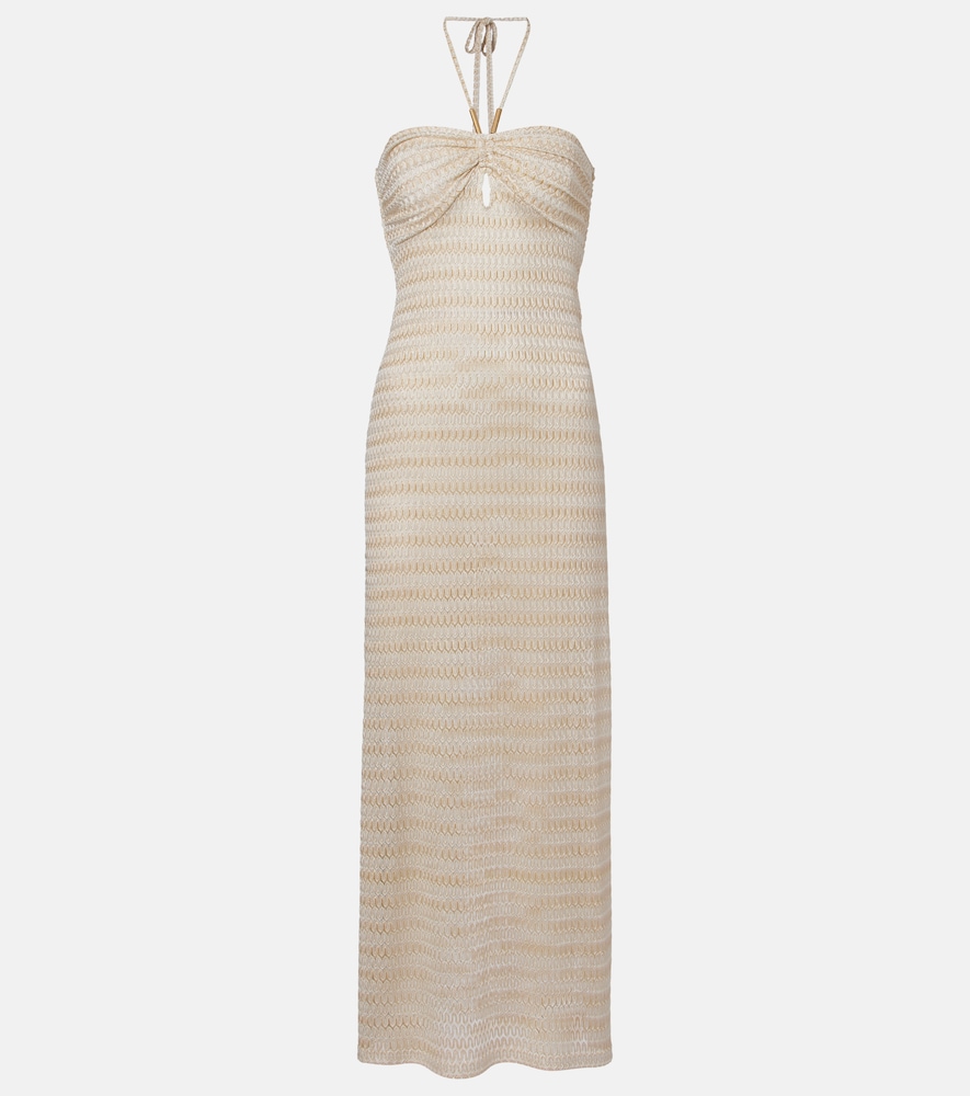 Melissa Odabash Mila off-shoulder lamé maxi dress | Thumbnail 6